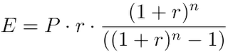 Formula for EMI calculation